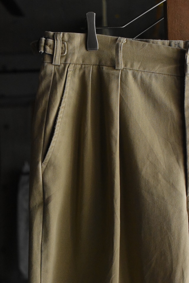OK／80's "polo by Ralph Lauren" side adjuster chino trousers