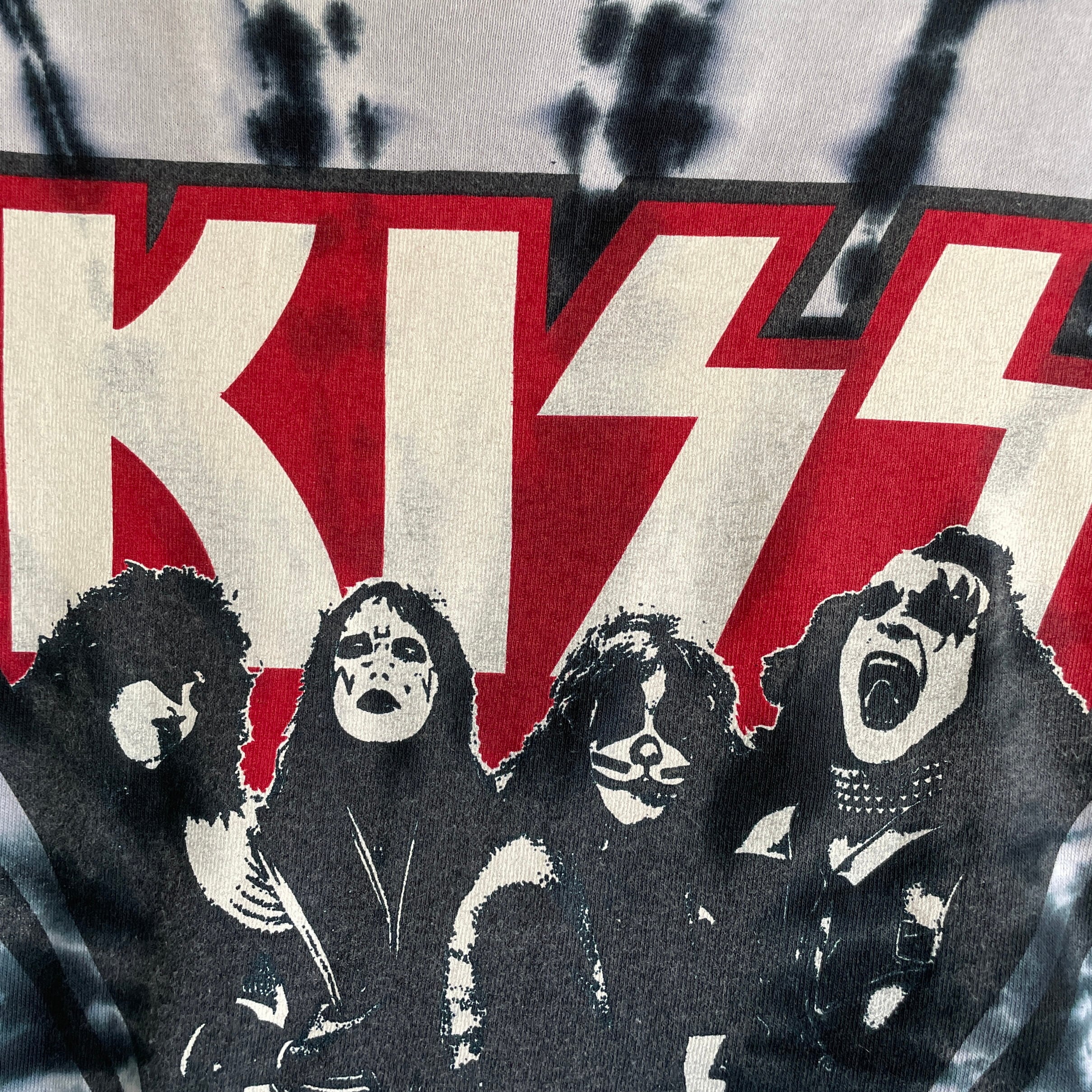 KISS キッス リプリント DESTROYER '76 タイダイ バンドTシャツ メンズ