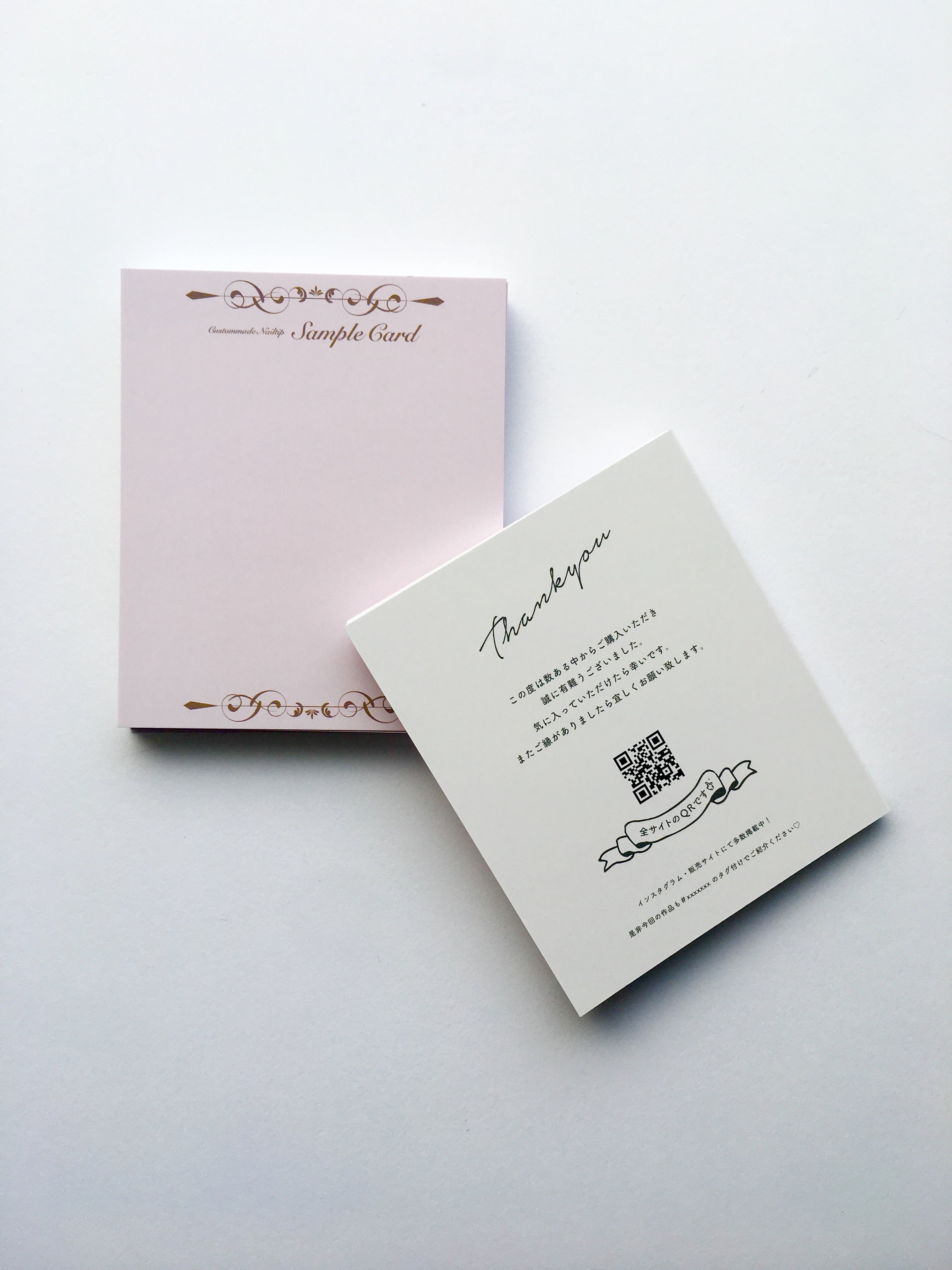 無地 × グレー系シリーズ｜ ネイルチップ台紙 アクセサリー台紙