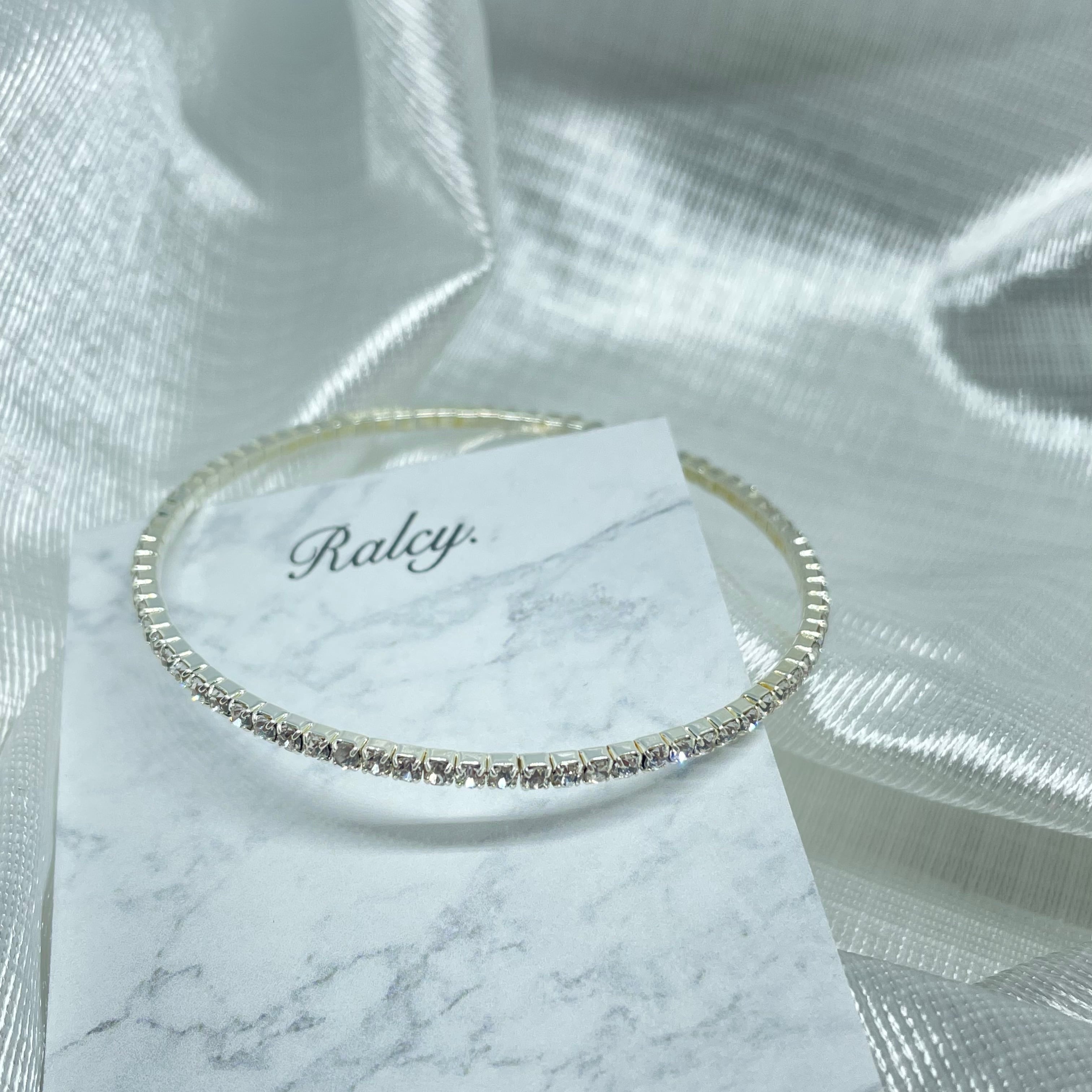極細ストーンバングル | Ralcy.