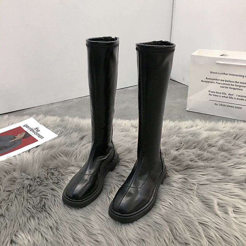 ブーツレッドカジュアルベルベット 靴 シューズ ラウンドトー フェイクシューズ90681641957