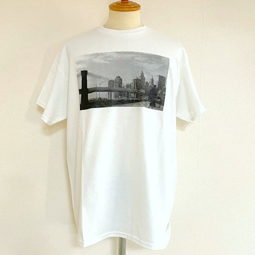 【Star & Stripe】 Monotone Photo Print T-shirts　GA2403