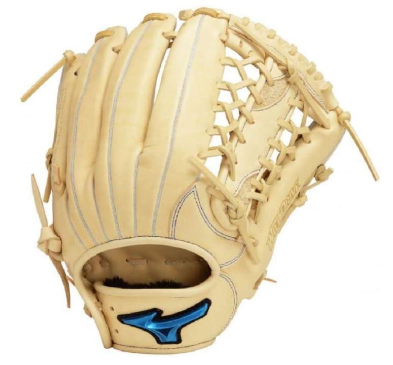 ミズノ 軟式用ウィルドライブ ブルー 品番: 1AJGR32907【外野手向け/サイズ14】
