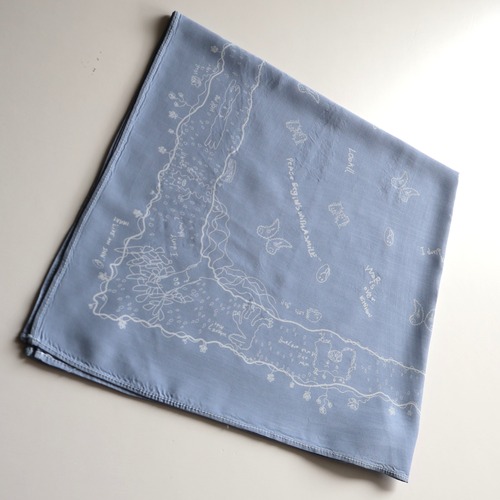 INNAT “ RAKUGAKI BANDANA ( Sax Blue )"