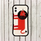 iPhoneケース ライオン 北欧レトロポップ｜動物柄のレトロポップ NOR072