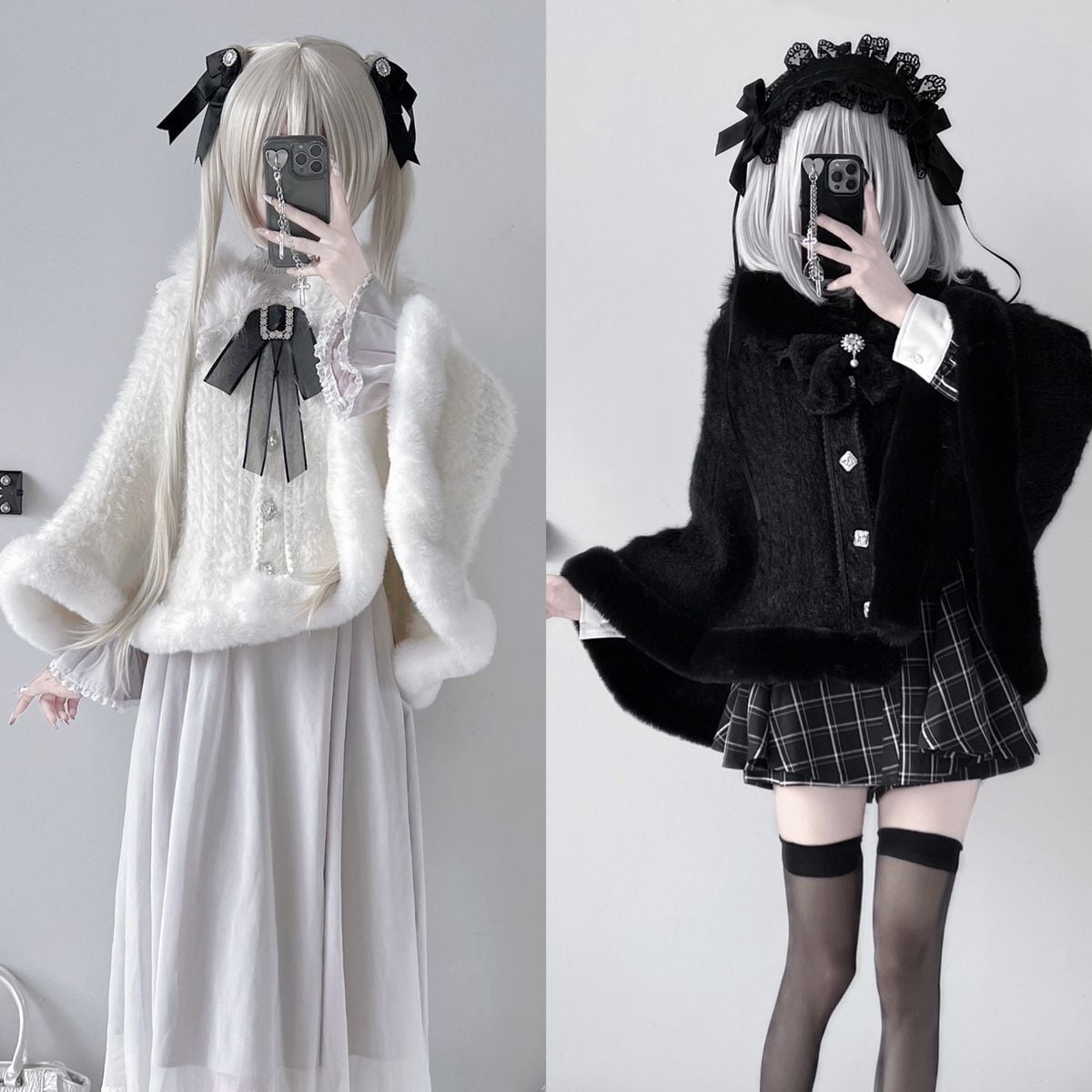 ☆☆arですm(_ _)mエムドット☆em.☆ファーケープコート☆完売品 クチュールバイロジータ コート アウター ファーケープコート