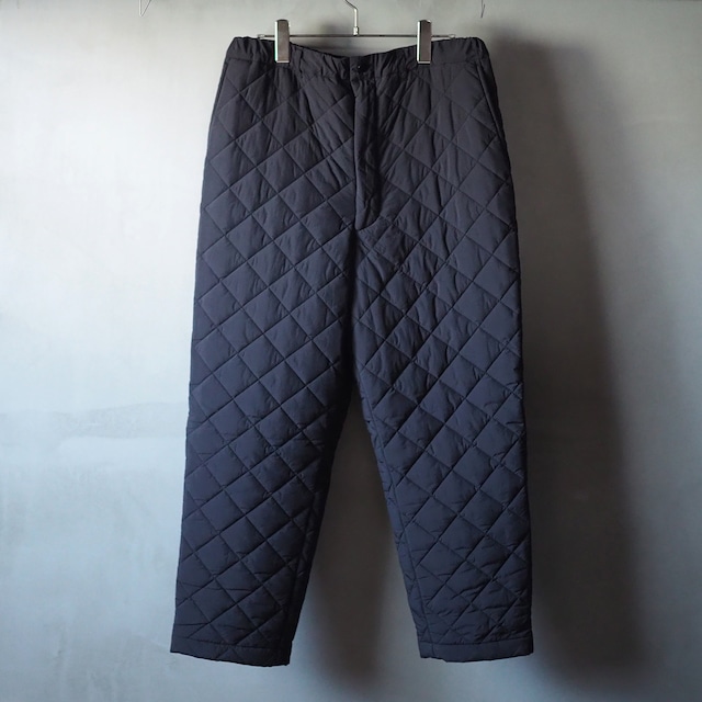 YOKO SAKAMOTO /  QULTING TAPERED PANTS BLK