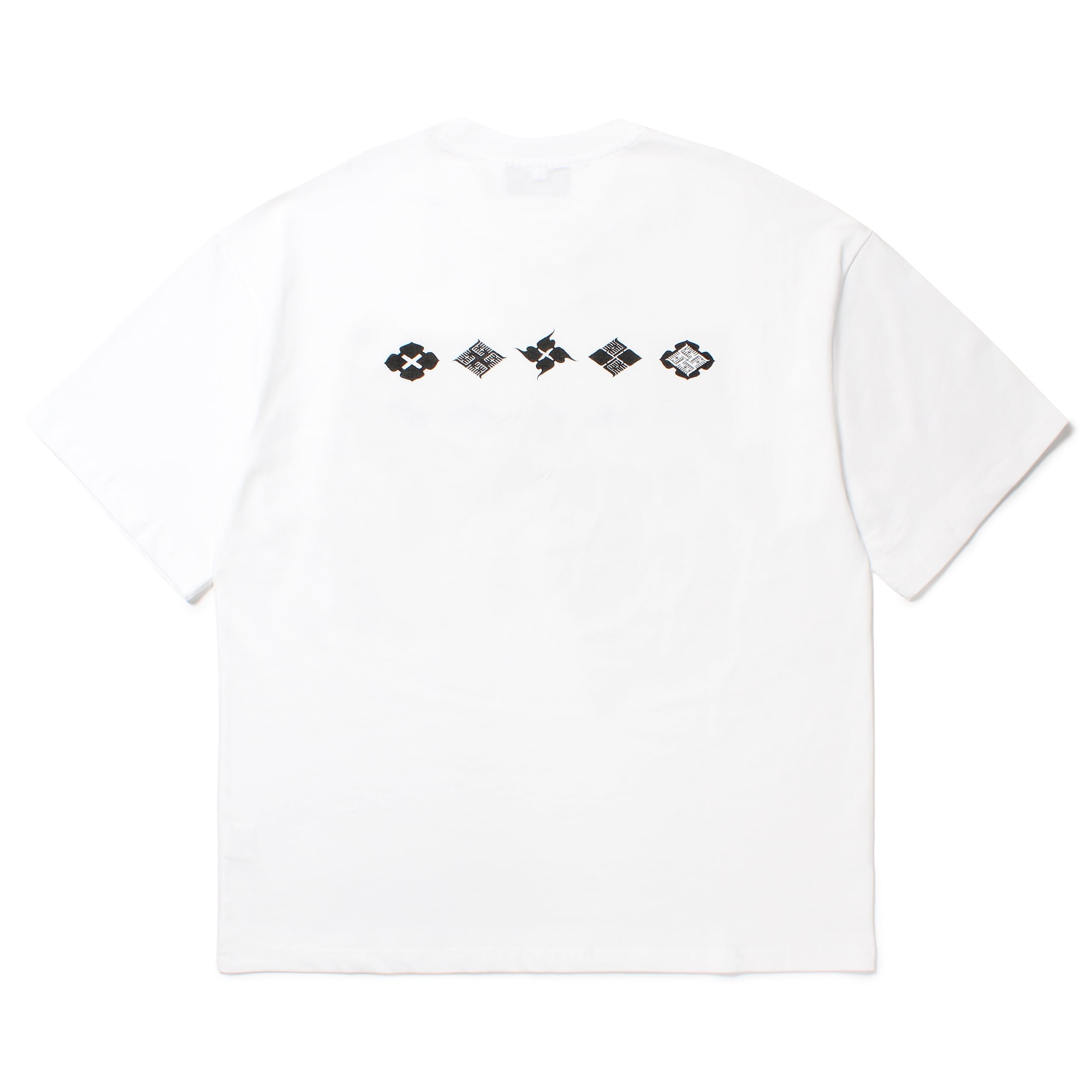 【新品XXL】GAKKIN BUDSPOOL 花罰家紋ベロア半袖TEE GAKKIN × BUDSPOOL 花罰家紋 S/S TEE | APHRODITEGANG HOLDINGS