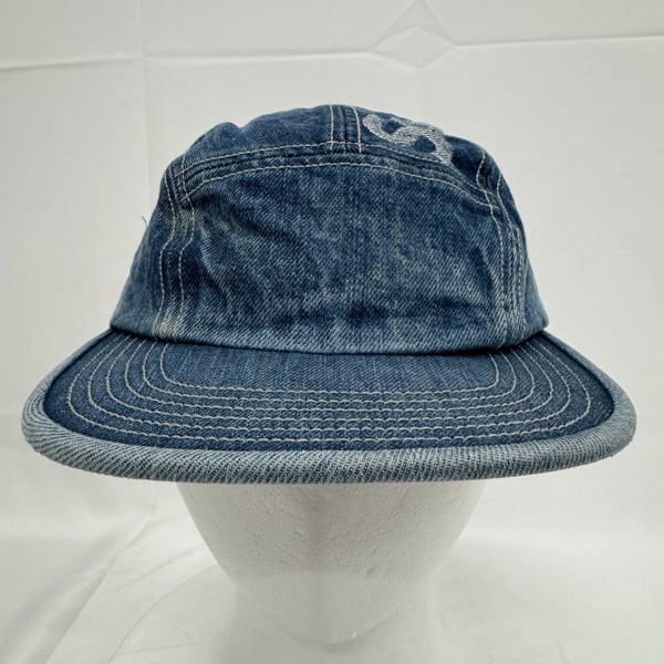 Supreme/シュプリーム【19AW】Top Logo Denim Camp Cap/トップロゴ