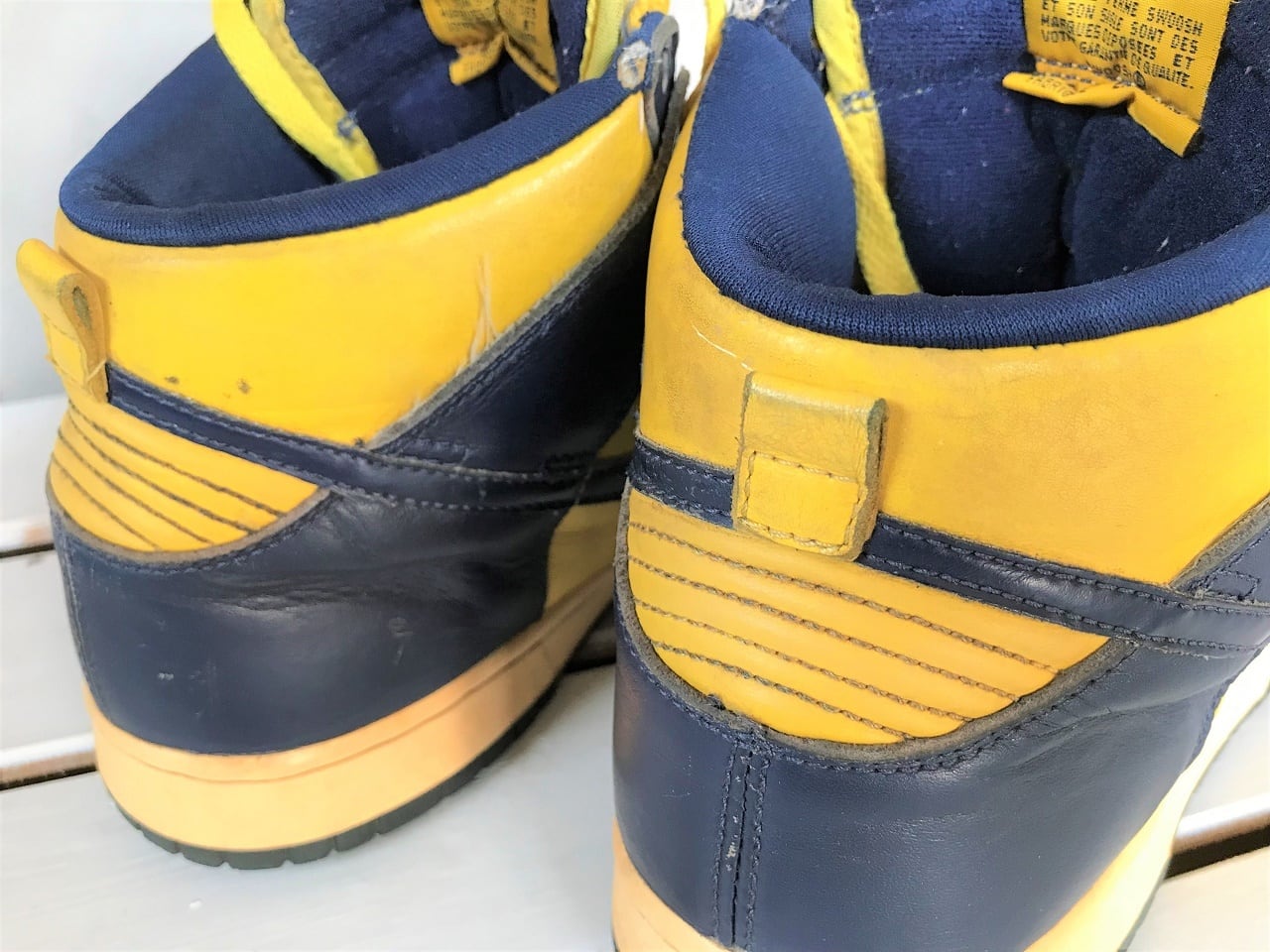 1998 NIKE DUNK HIGH LE MIDNIGHT NAVY/VARSITY MAIZE 