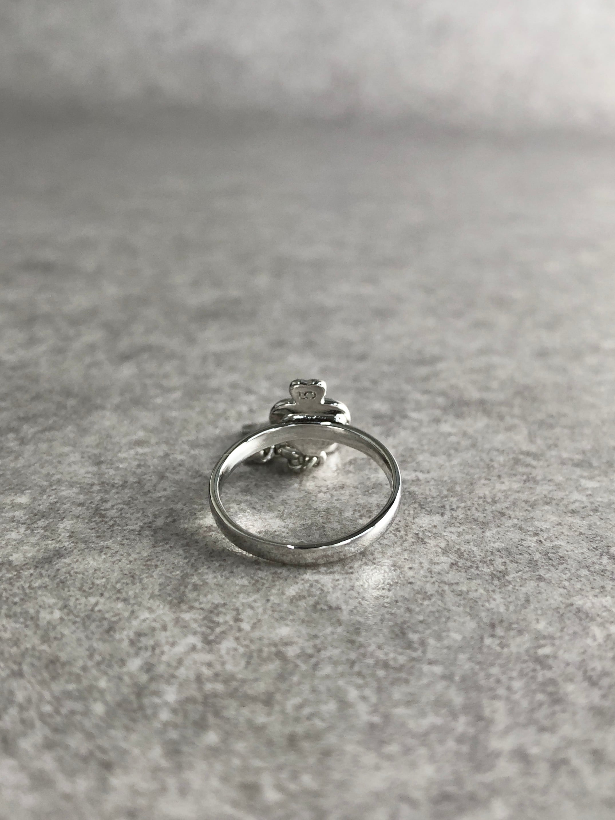 Christian Dior クリスチャン ディオール 指輪 10号 シルバー ロゴ