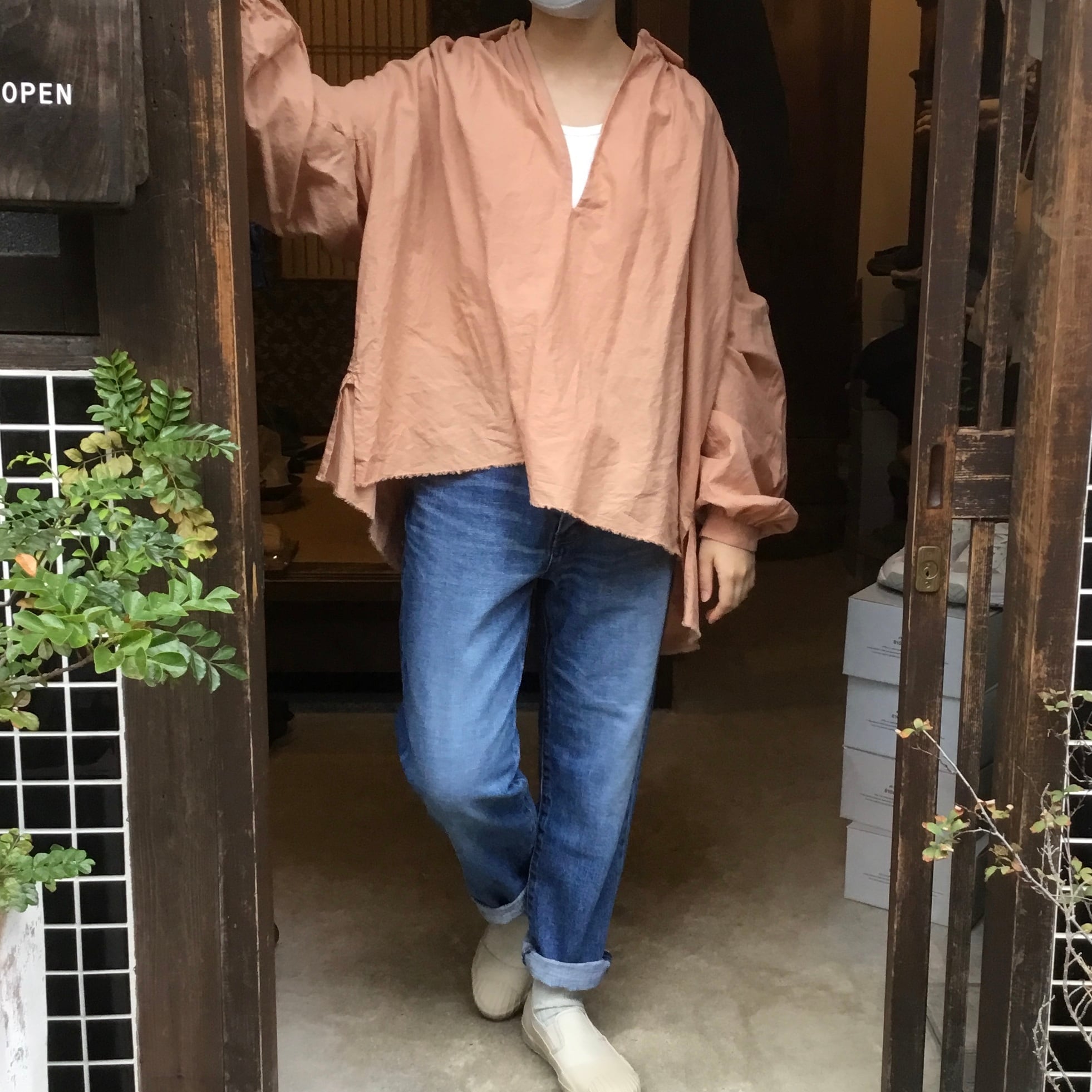 R&D.M.Co-/OLDMAN'S TAILOR 　N/Straight Denim Pants（Vintage Like)  ナローストレートデニムパンツ(ヴィンテージライク）#6053 | Routes*Roots powered by BASE
