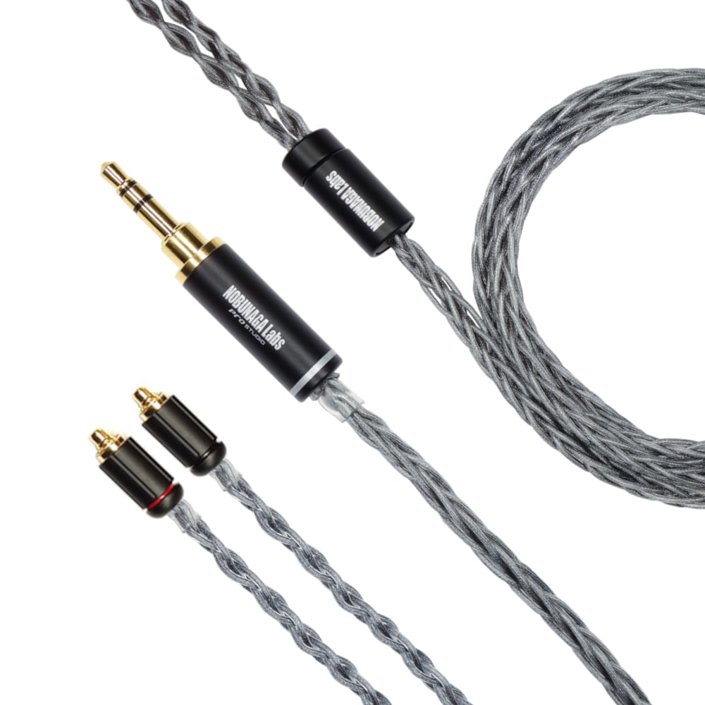 《SALE》【特選アウトレット】秧鶏 (くいな): NOBUNAGA Labs COMBINE:3.5mmステレオミニ/SENNHEISER専用MMCX:銅銀合金導体採用リケーブル