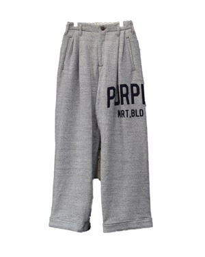 【LAST1】2Tuck sweat pants(Gray)