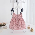 小花柄が可愛いチュニックキャミワンピ(ピンク)