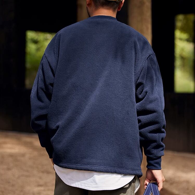 ★PPOLAR FLEECE ROUND NECK SWEATSHIRT　　　A0507