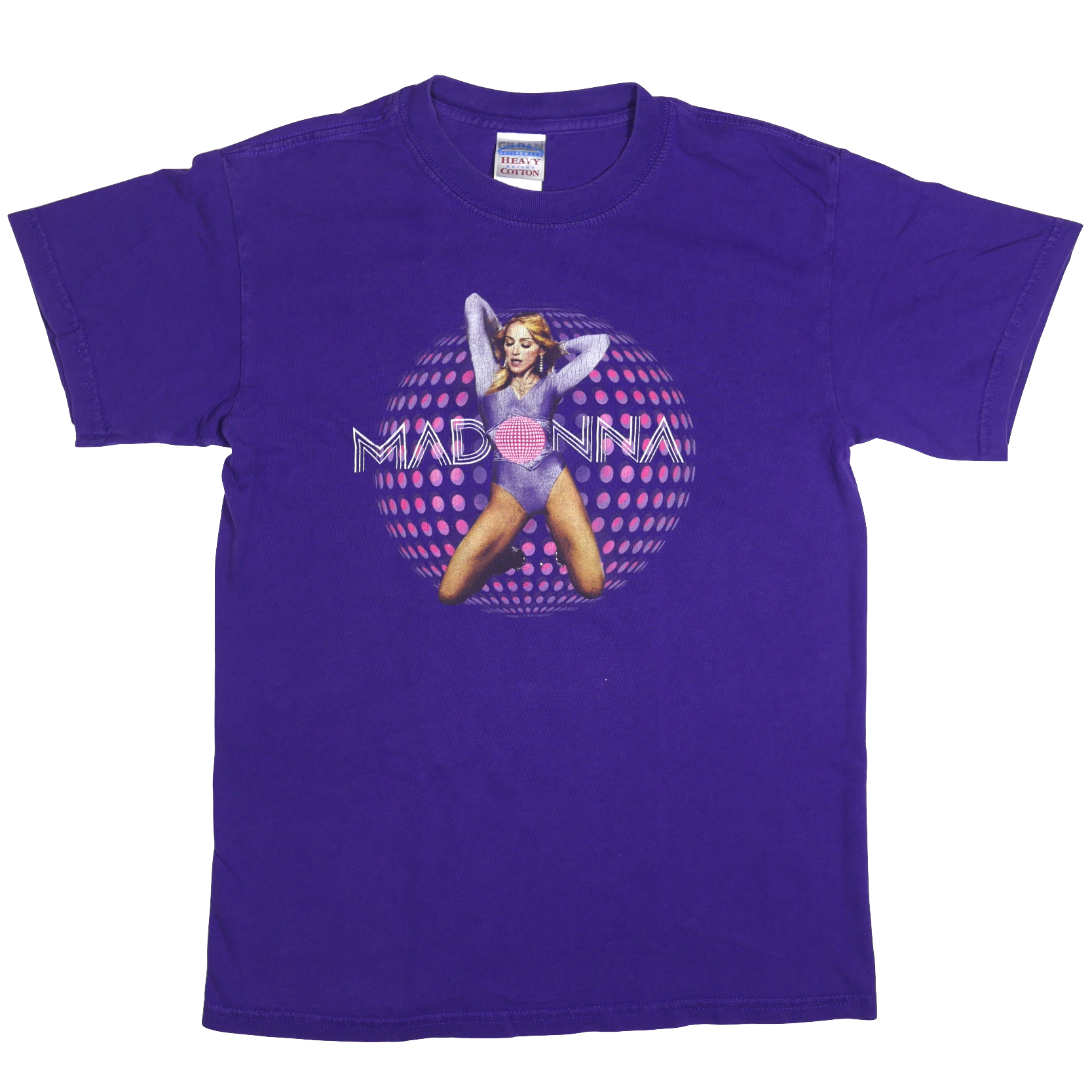 USED【S】Vintage 00s MADONNA Confessions Tour Tee / GILDAN ©2006