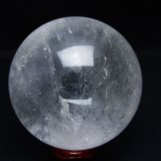 水晶 丸玉 82mm スフィア 置物 水晶玉 一点物 151-8986