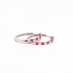 ルビー ピアス K18 / 0.580ct / DA 0.500ct