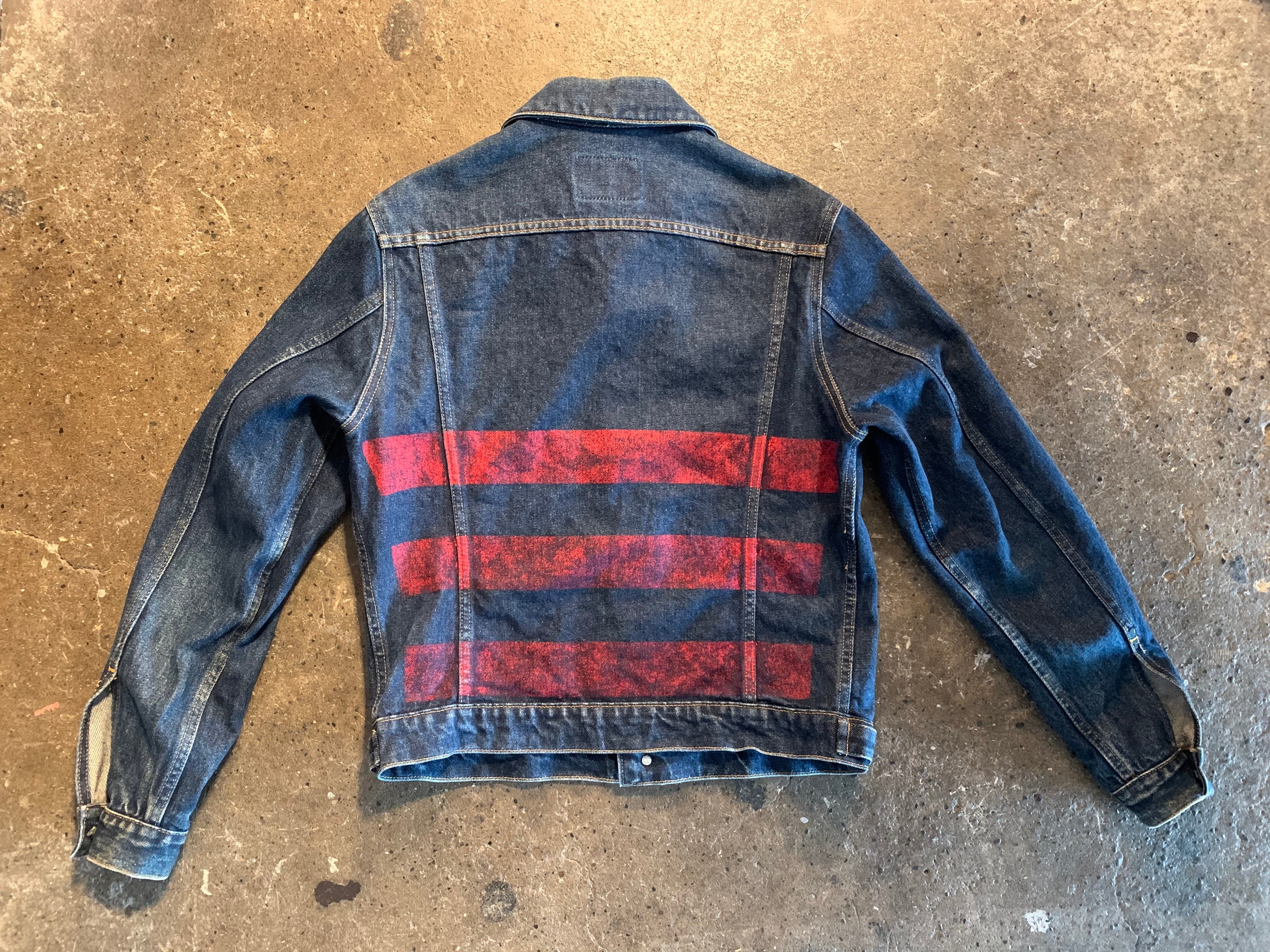 HELMUT LANG  LINE Paint Denim Jacket