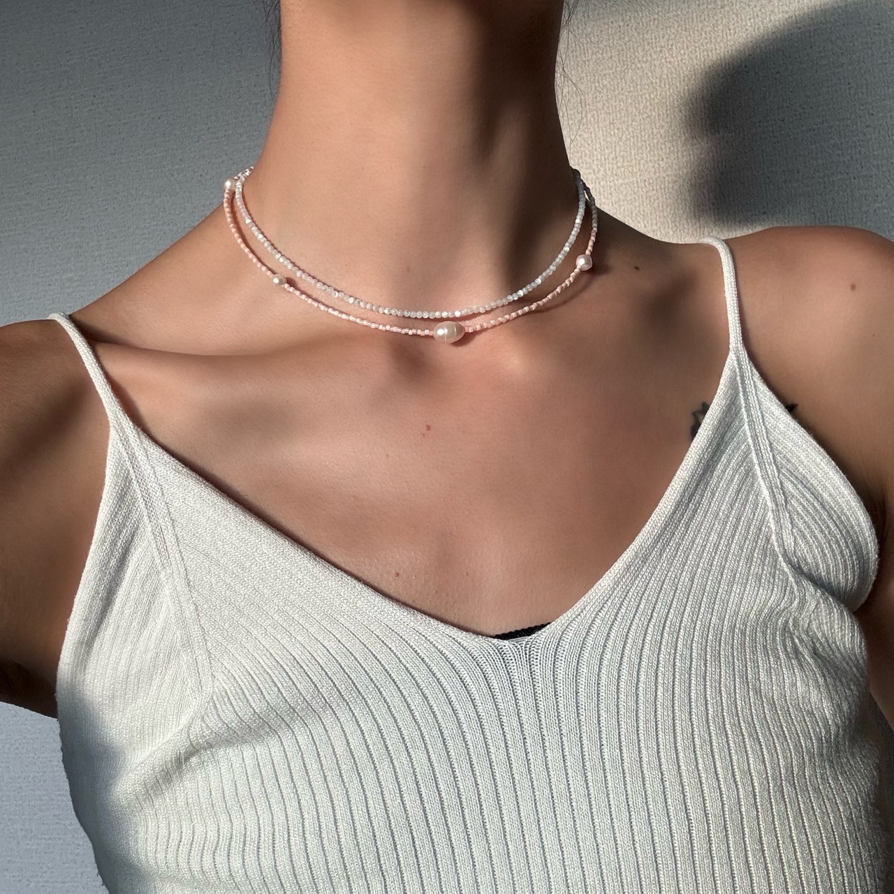 mother of pearl  necklace［BZ01 ］