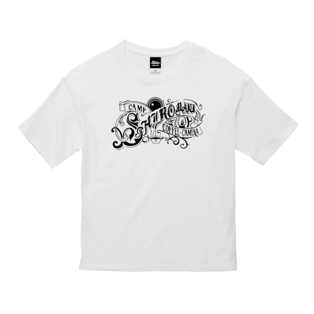 shiromani&sg コラボTシャツ（ビッグシルエットTシャツ）ホワイト