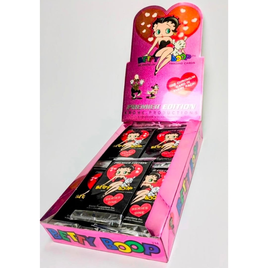 ☆送料無料！☆VINTAGE 1995【 ベティーブープ（Betty Boop） Series one PREMIER EDITION 】VINTAGE トレーディングカード単品 （1個=9CARDS）〚アメリカン雑貨 アメトイ〛