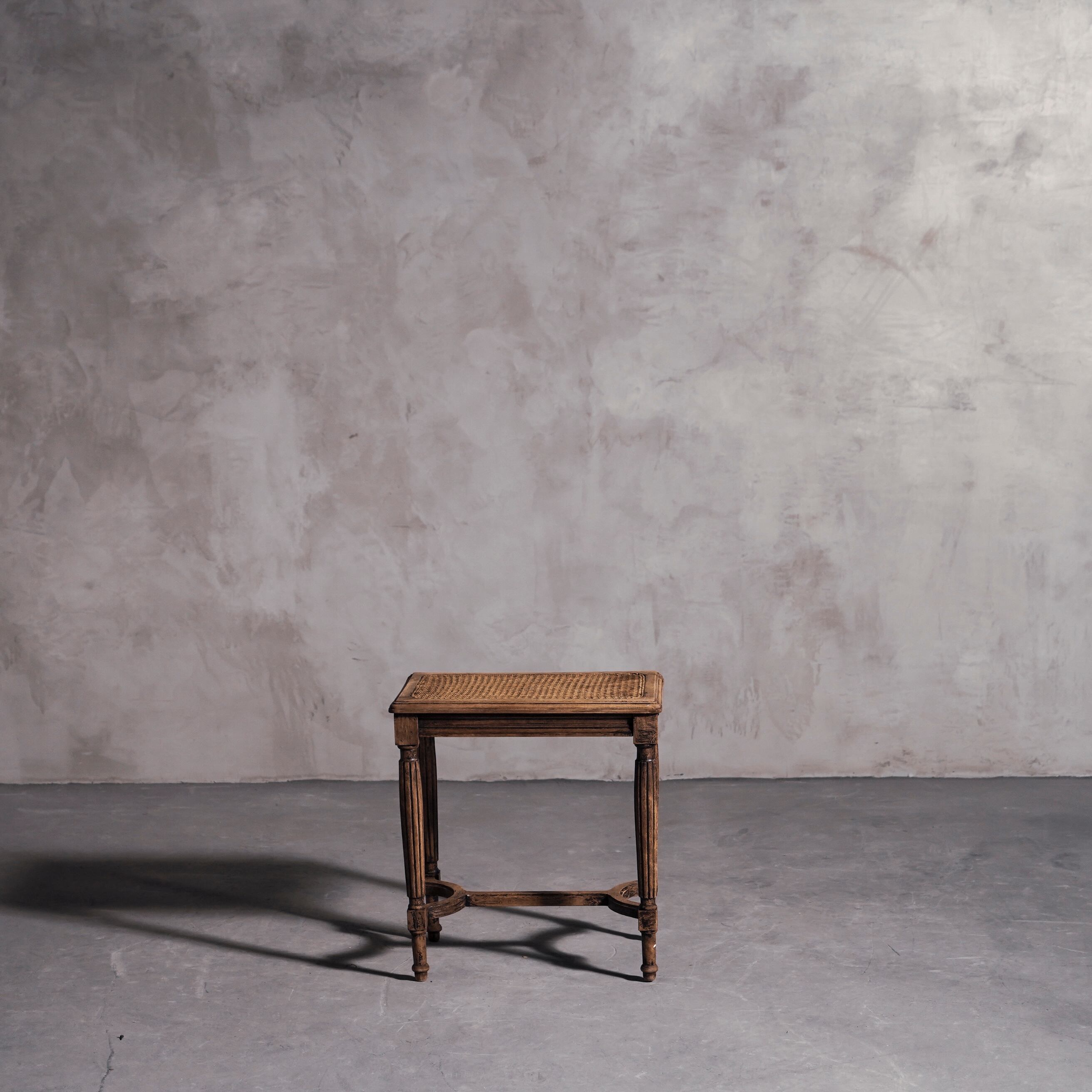 スツール/ラタンシート/椅子/チェア/アンティーク/家具/店舗什器