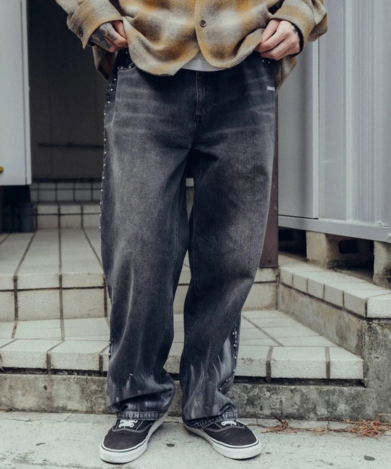 SUBCIETY / Studs denim pants / スタッズデニムパンツ / 151-01074 - 3