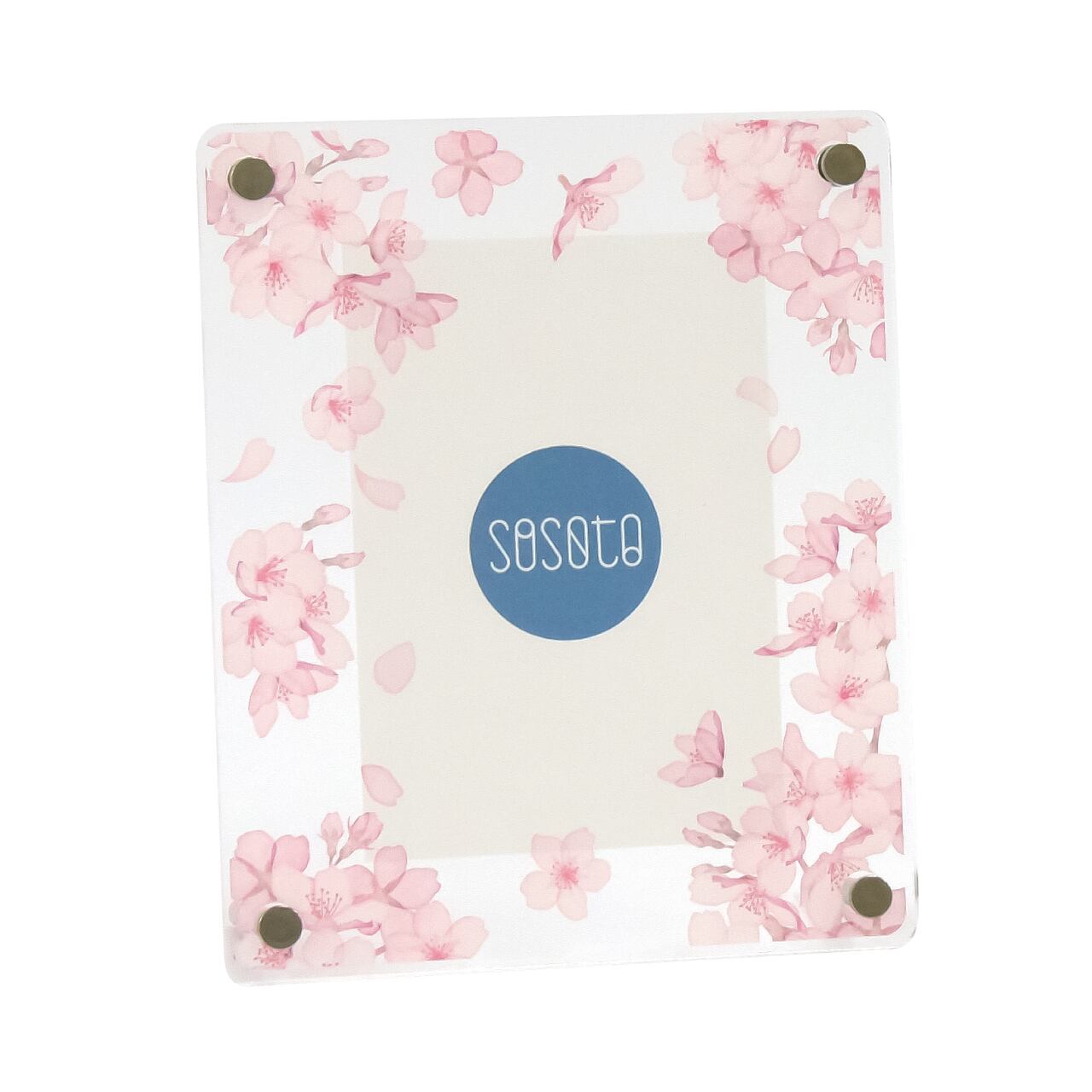 桜〉フォトスタンド〈L判サイズ〉 | 推し活グッズ通販サイト『 sosoto 』