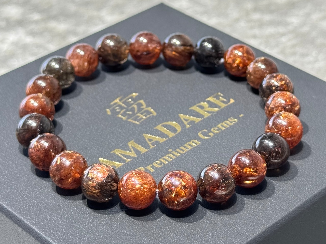 No.1921 フォリエーテッドマイカインクォーツブレスレット