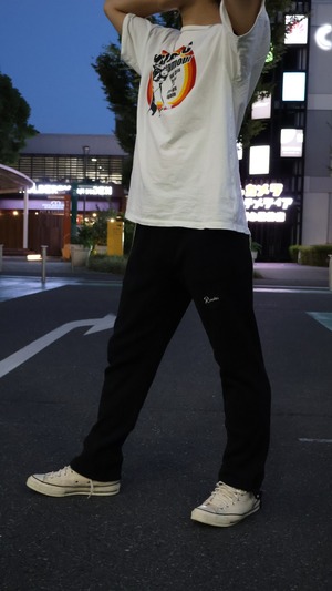 heavy thermal relax pants ／ブラック