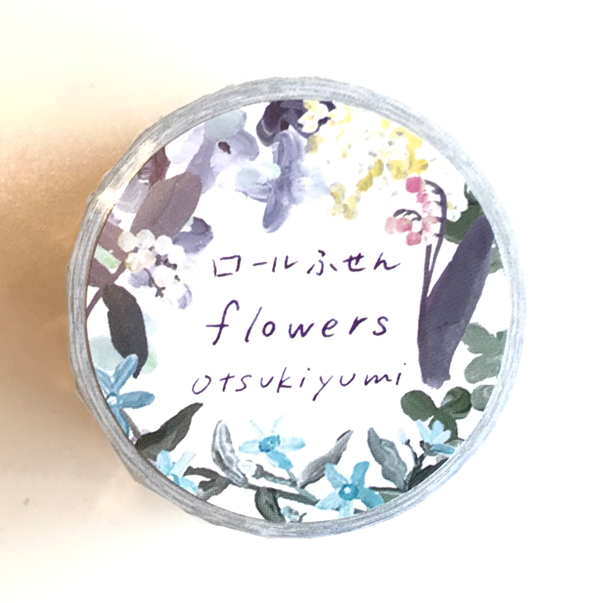 otsukiyumi ロール付箋「flowers」 | Macaroni