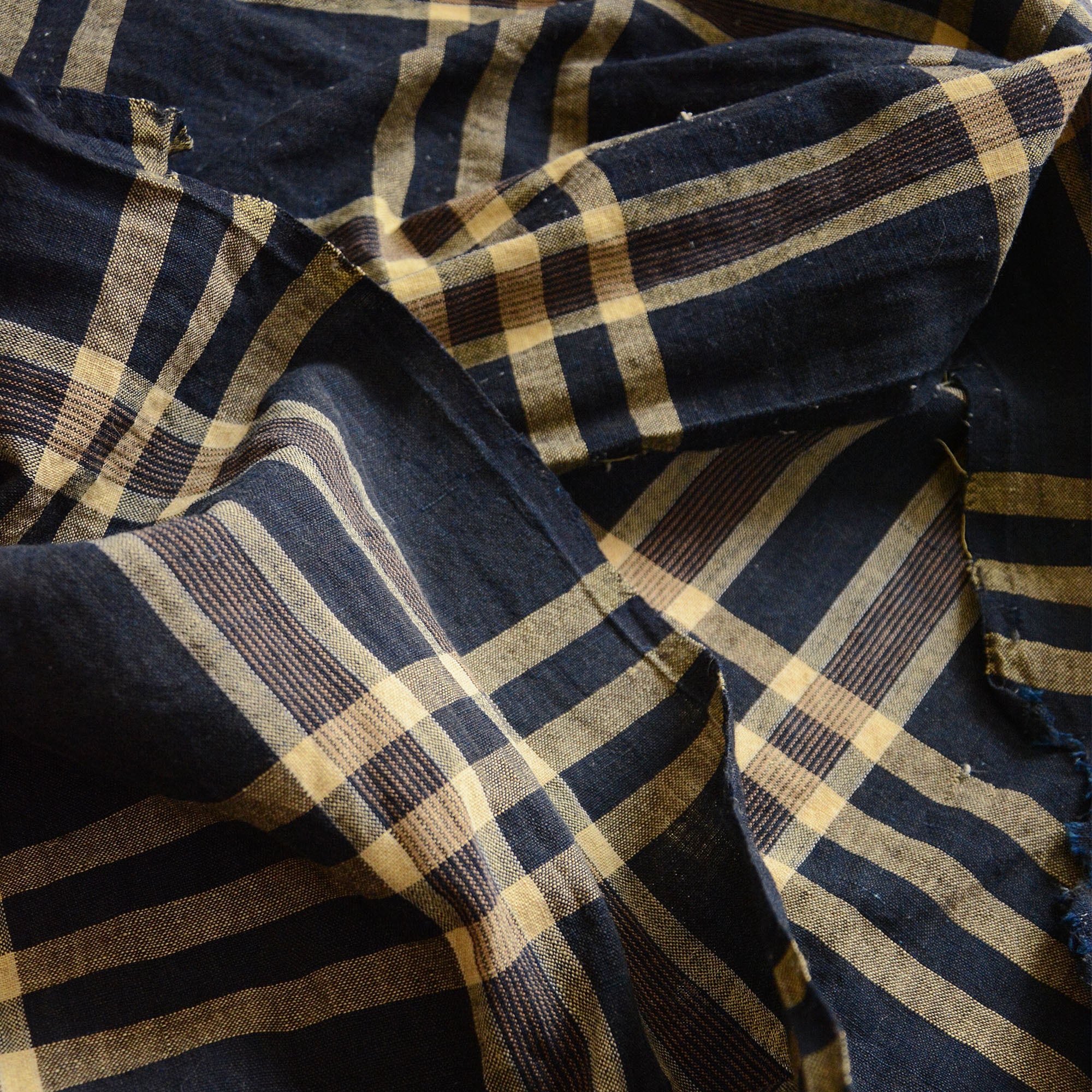 藍染め布団皮です＊木綿古布＊時代布＊襤褸＊BORO 藍染め布団皮です＊木綿古布＊時代布＊襤褸＊BORO 色