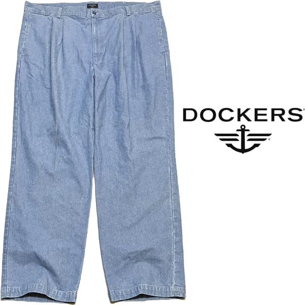 1点物◇リーバイス系ドッカーズDockersシャンブレーパンツ中古チノパン