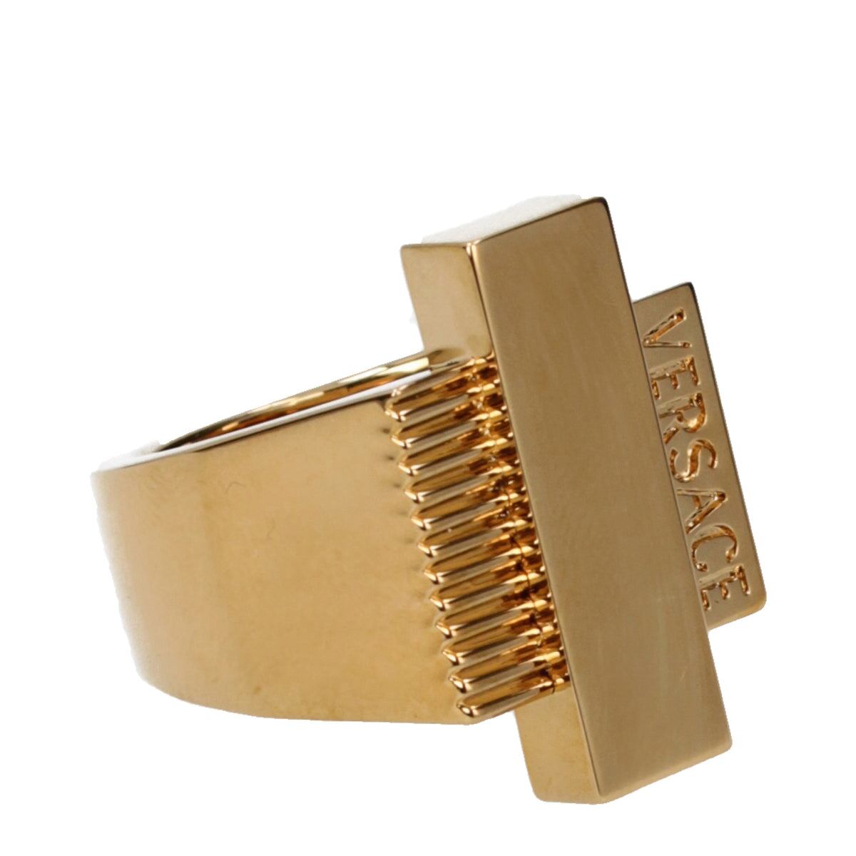 【新品】VERSACE ヴェルサーチェ メンズ リング ブラス ゴールド 10100771A006203J000