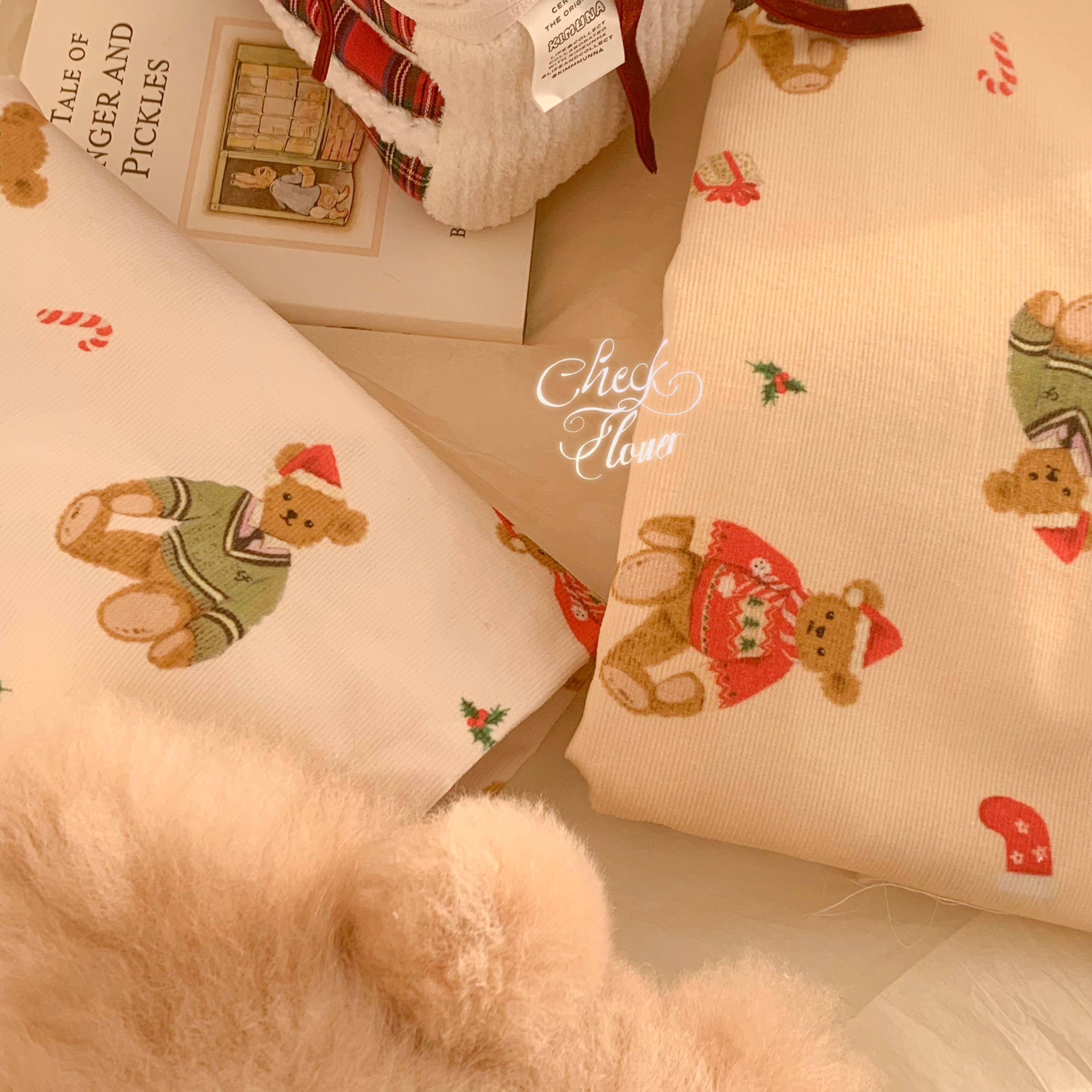 【終了】サンタベア　コーデュロイ生地24FW