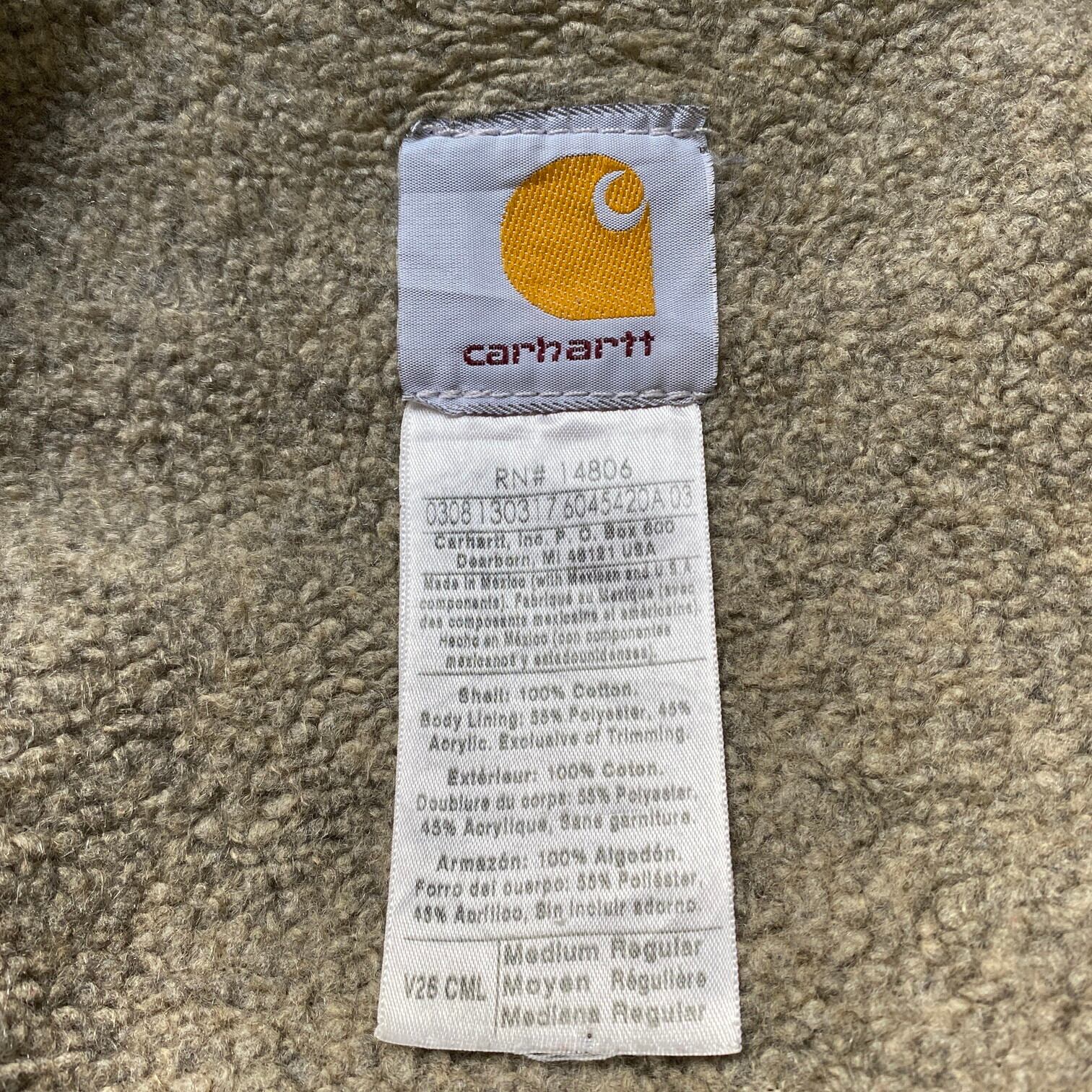 Carhartt カーハート ダック地 ワークベスト ボアライナー 裏ボア