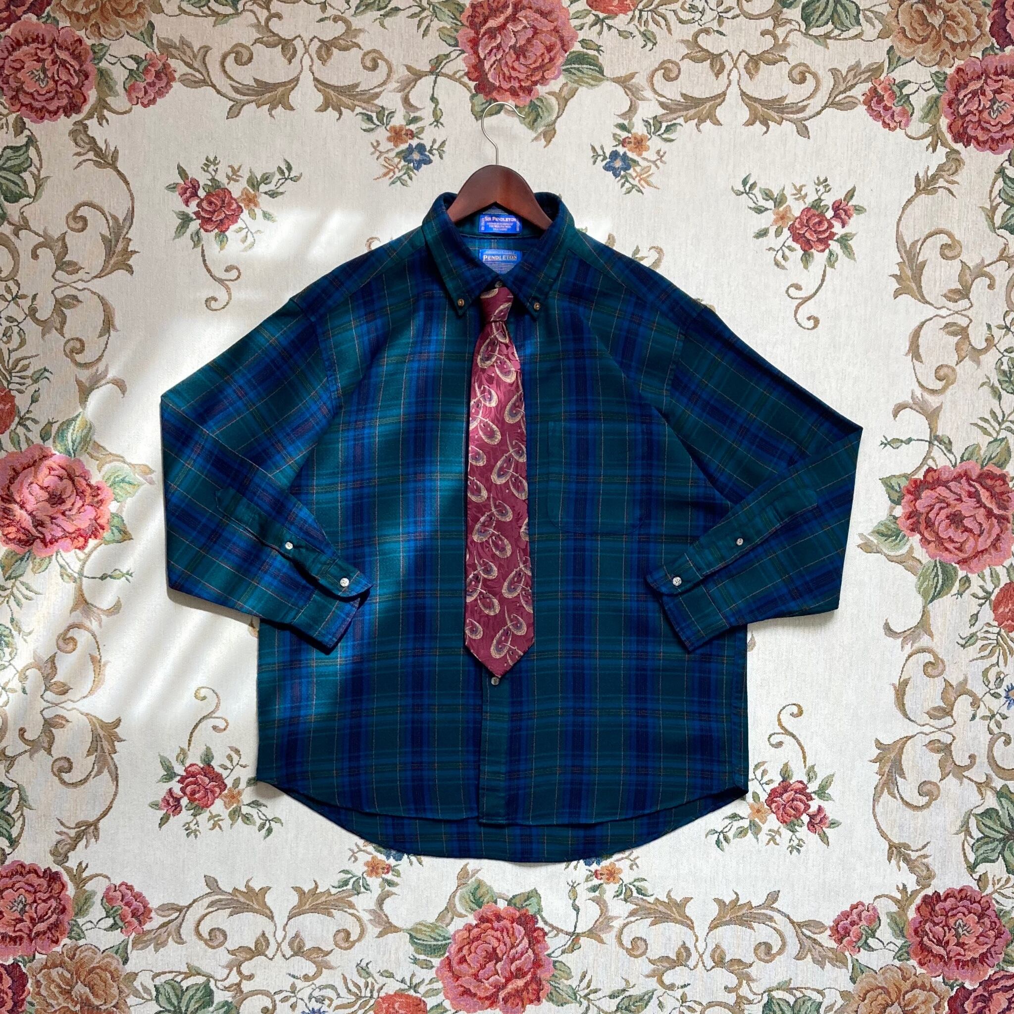 pendleton check shirt & necktie