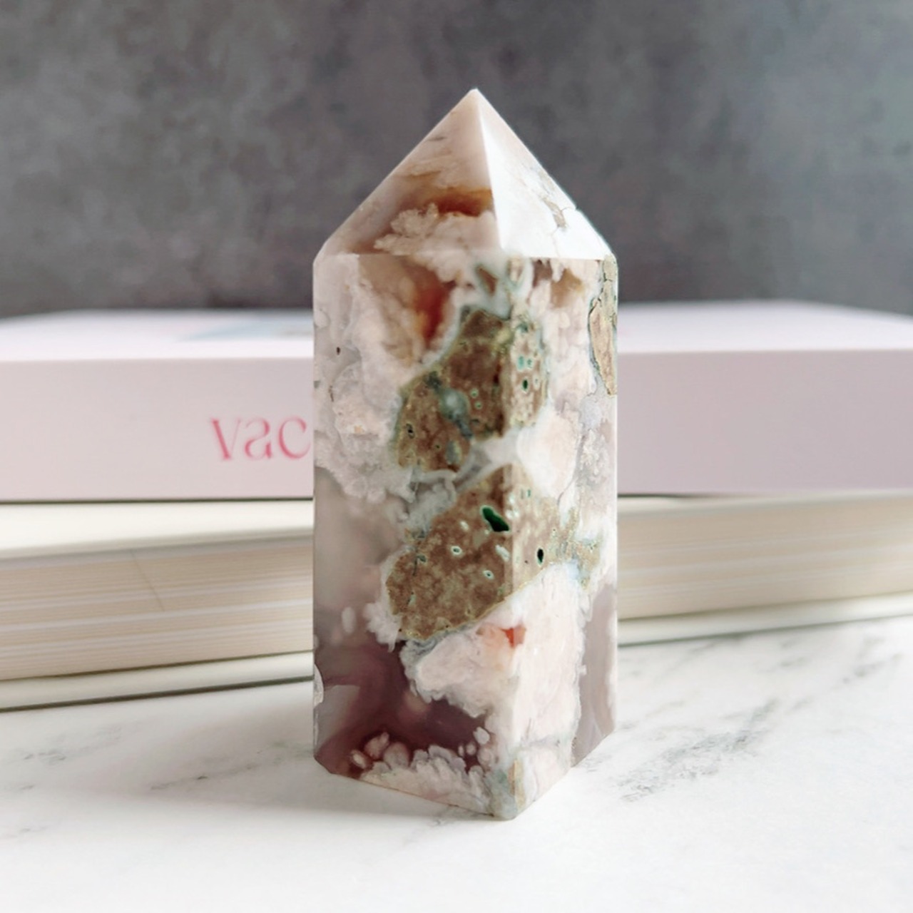 グリーンフラワーアゲート