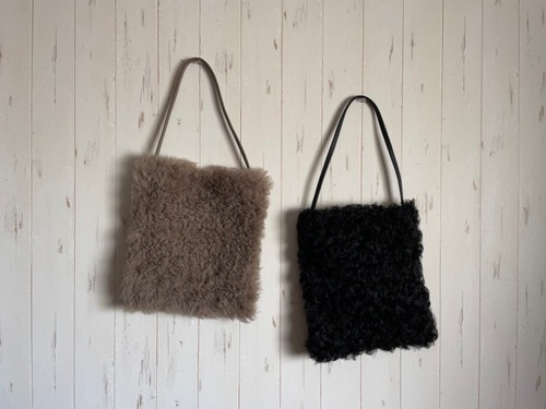 OWENBARRY SHEEPSKIN フラットバッグ