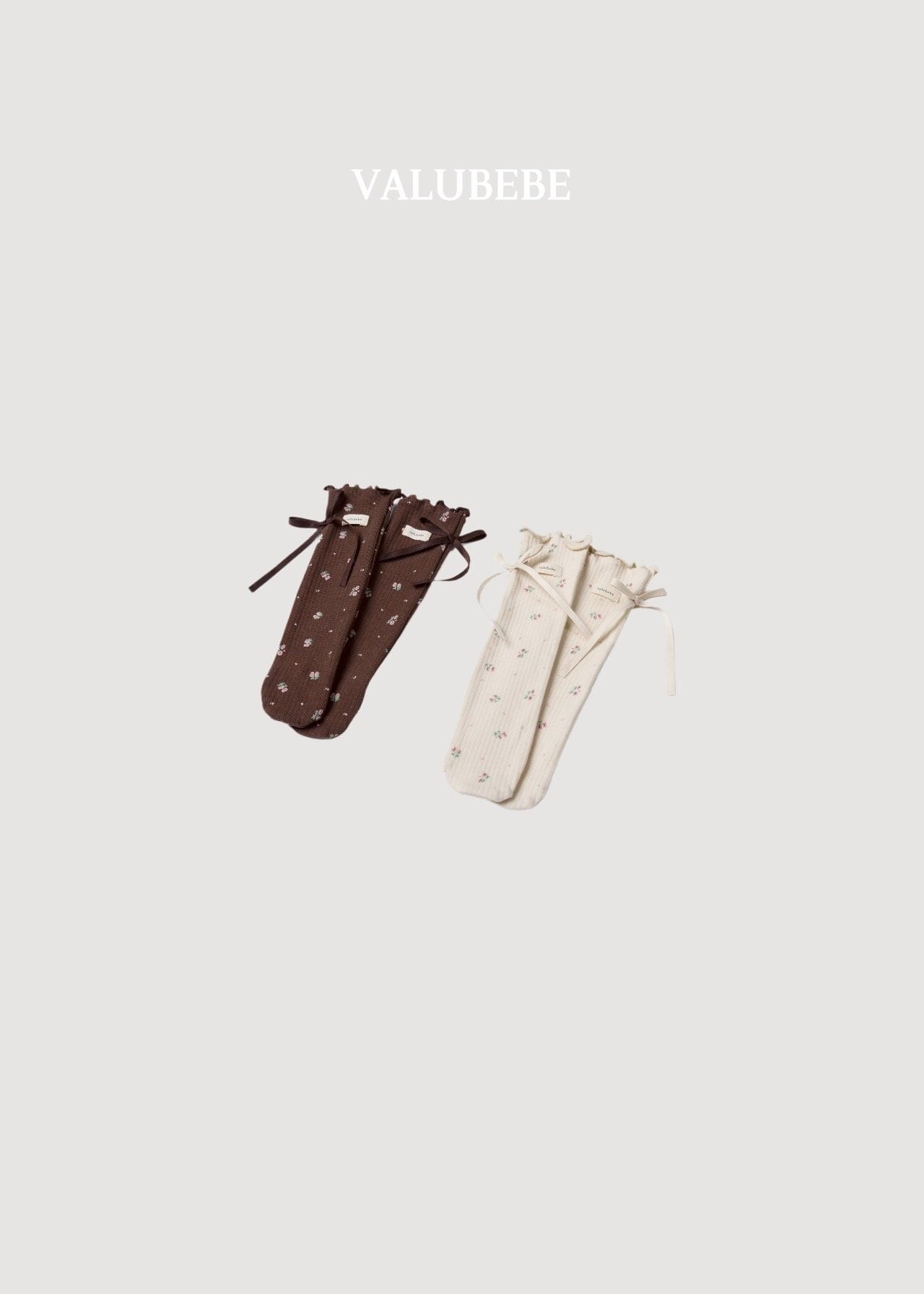 送料無料【予約】/ フローラルフラワー靴下 / valubebe
