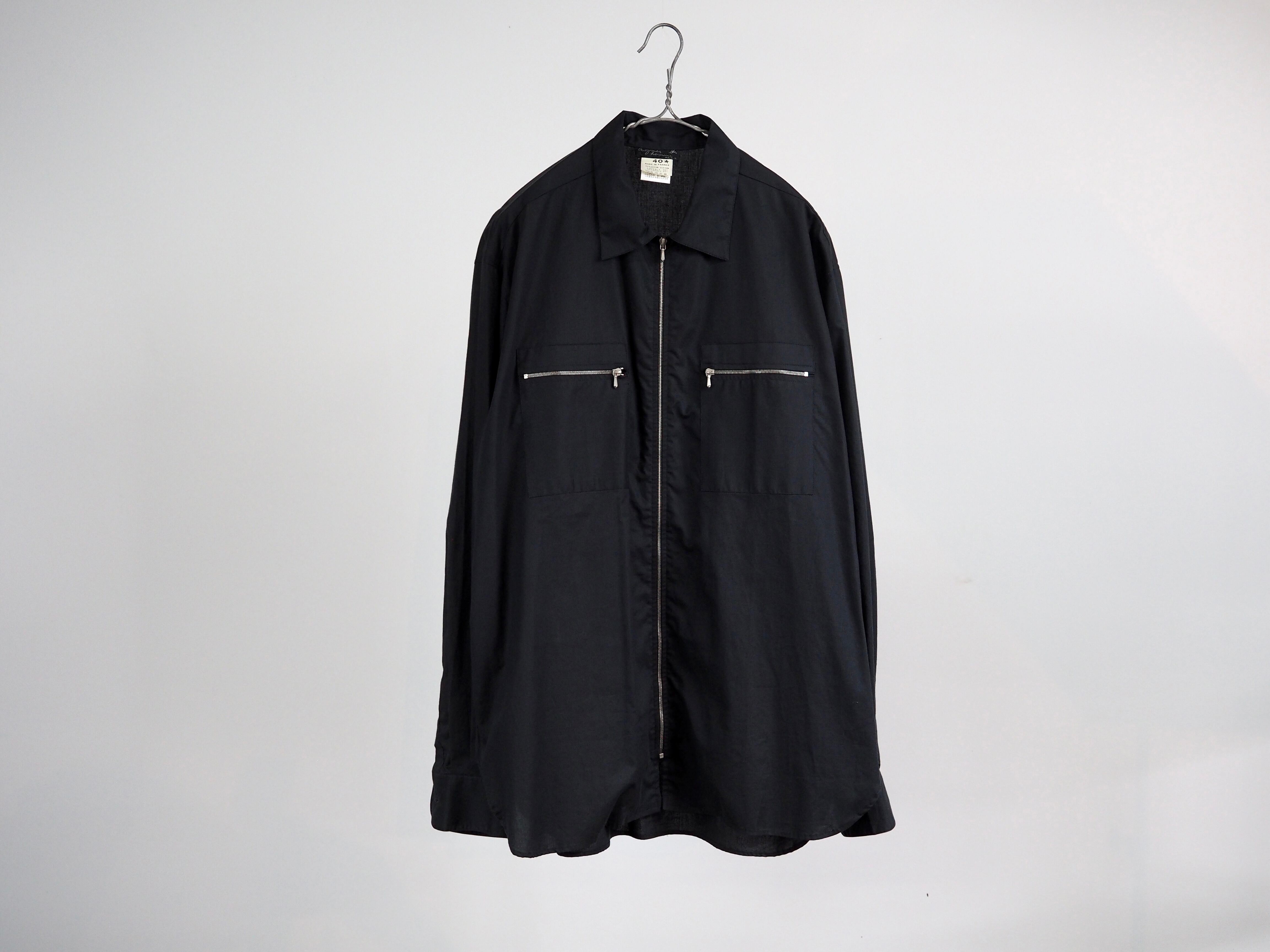 agnes b. homme Zip up shirt 40 /made in FRANCE