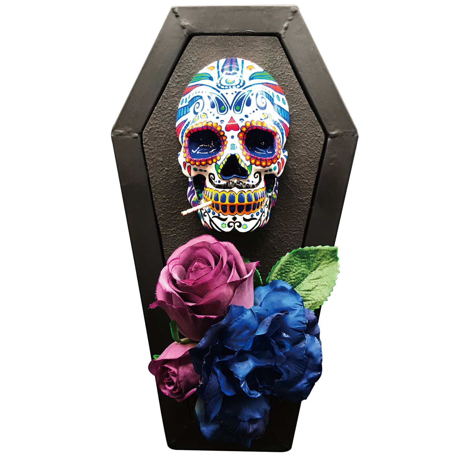 SKULLFRAME Tooth pick holder - Mexican Skull (Neon)