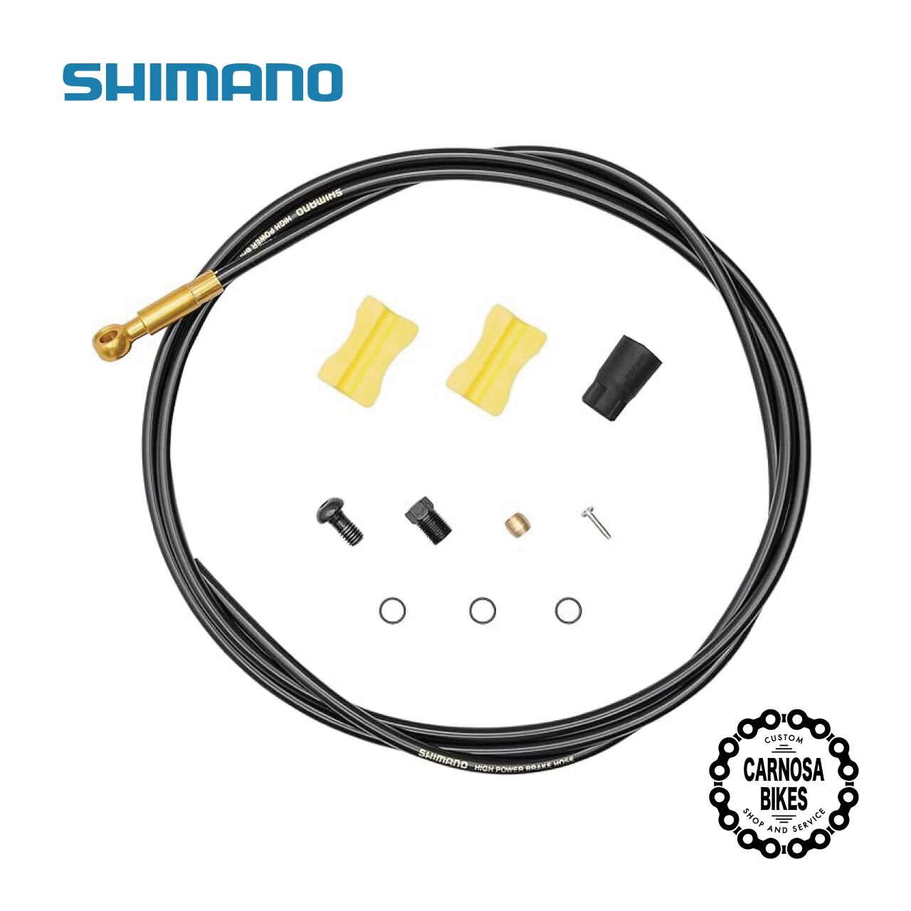 【SHIMANO】SM-BH90-SBLS ディスクブレーキホース 1700mm ISMBH90SBLSL170