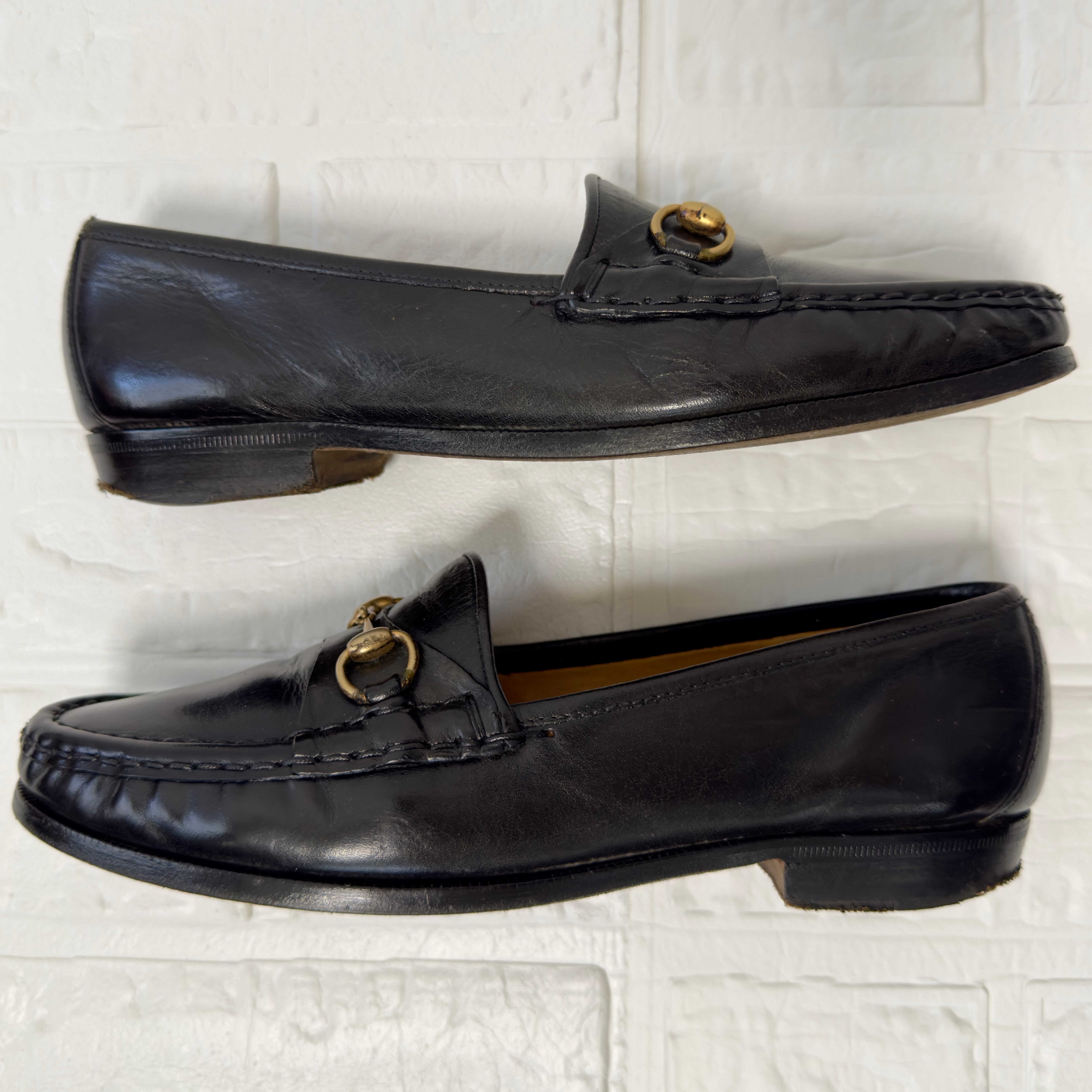 COLE HAAN イタリア製 本革 ビットローファー 黒 6W 美品 COLE HAAN《women's》80-90s イタリア製 ビットローファー ブラック