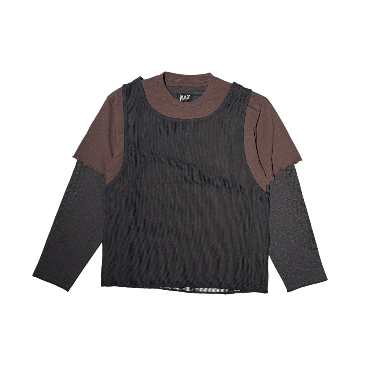 FAKE AS FLOWERS / 3 Layerd LS Tee