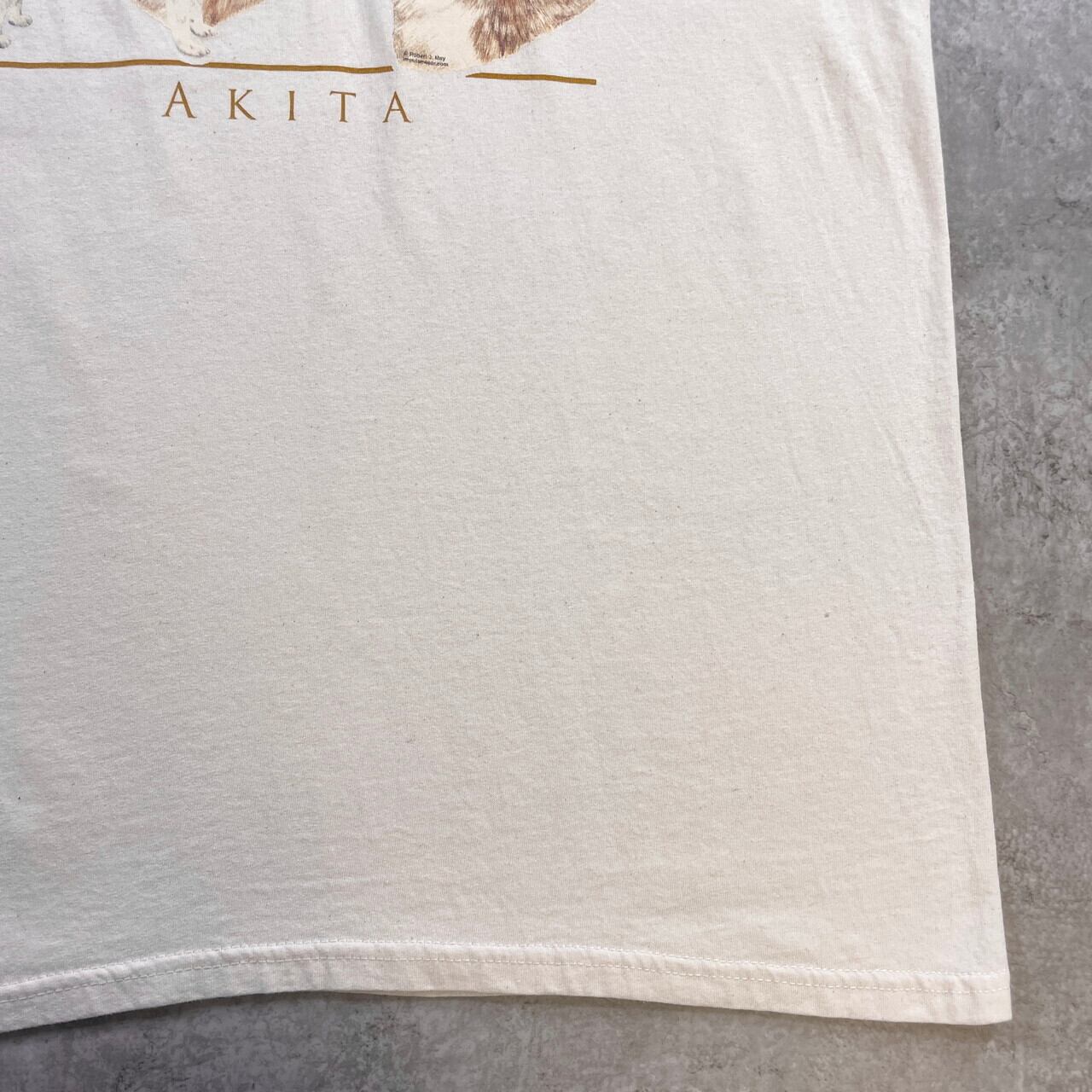 00年代 秋田犬 アニマルTシャツ メンズXL 犬 ヴィンテージ ビンテージ