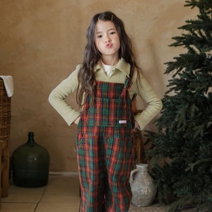 «予約»«ジュニアサイズあり»«Urban rabbit» チェックオーバーオール