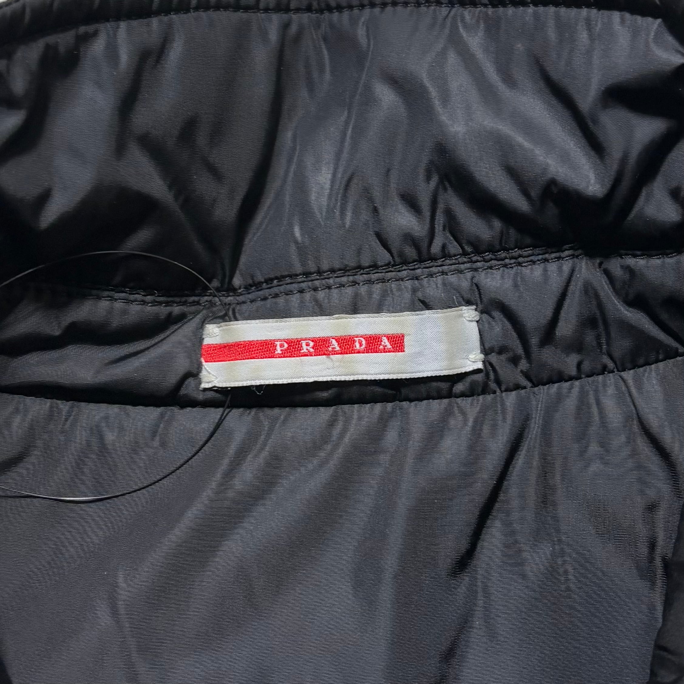 PRADA SPORT black nylon vest | NOIR ONLINE